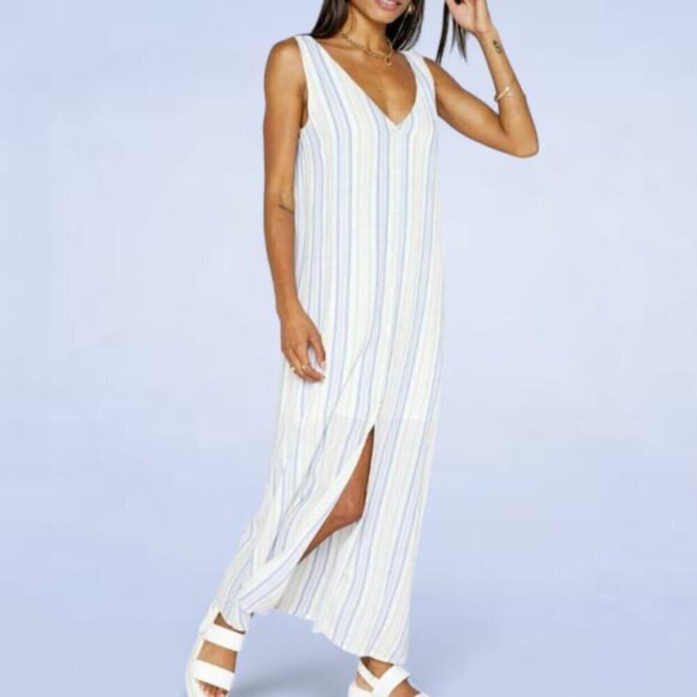 Sadie & Sage Danna Striped Maxi Dress‎ - Size Medium